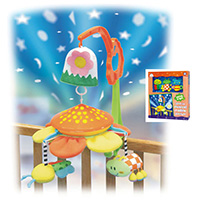 Musical mobile with light available from A1BabyCare - your source for discount baby products