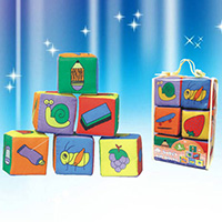 Soft blocks pack of 6 blocks available from A1BabyCare - your source for discount baby products